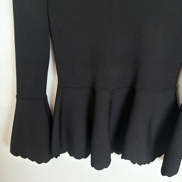 Ted Baker Peplum Scallop Knit Top - Picture 3 of 6